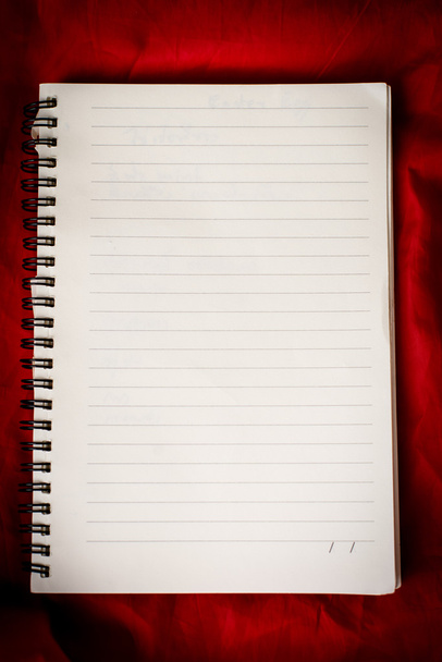 empty notebook with lined page - Photo, Image