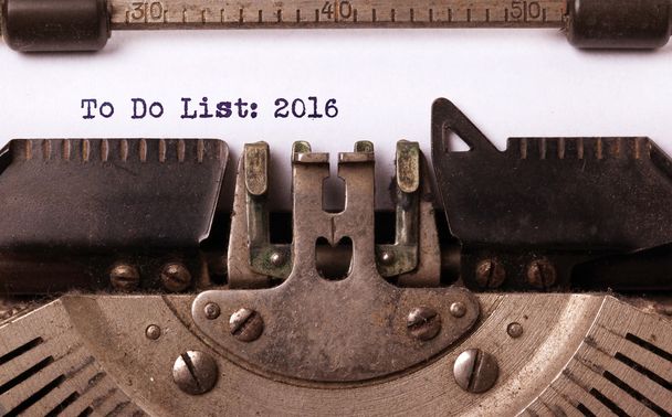 Урожай друкарська машинка - зробити список 2016 - Фото, зображення
