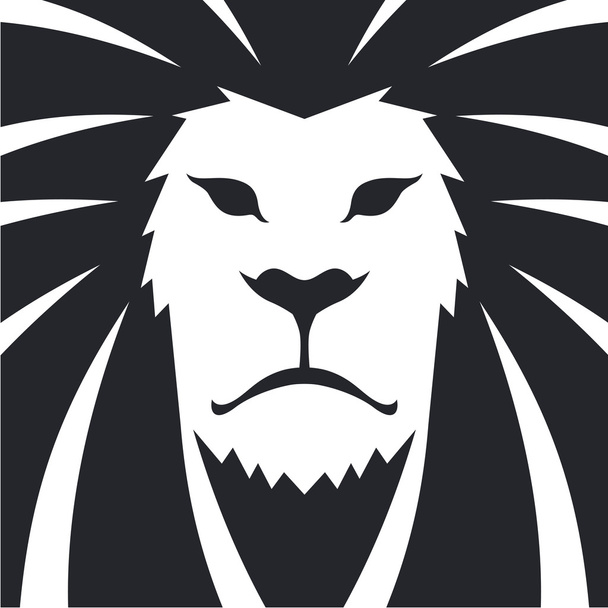 lion head  logo template - Vector, Image
