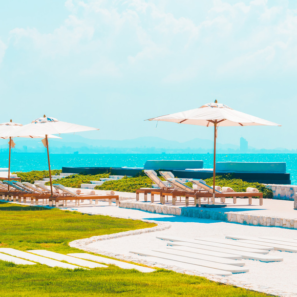 luxury Hotel pool resort - Foto, Imagen