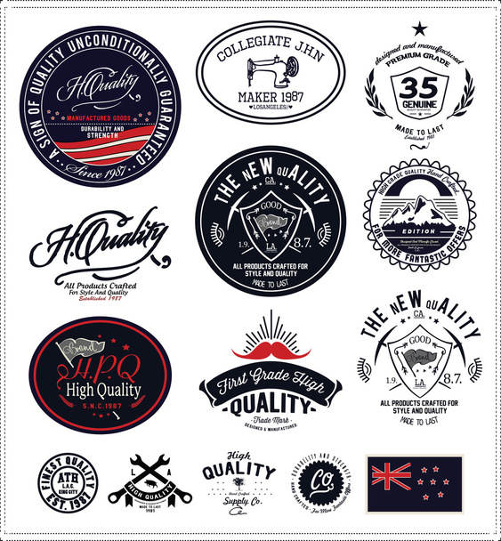emblemas vintage de diseño
 - Vector, Imagen