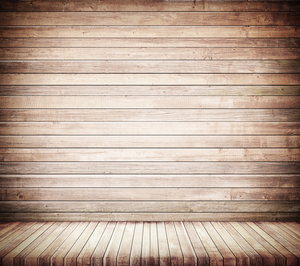Grunge καφέ ξύλινο τοίχο υφή με το Παλιά πεύκο, έλατο πάτωμα - Φωτογραφία, εικόνα