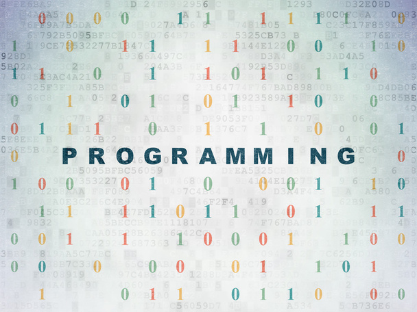 Programming concept: Programming on Digital Paper background - Foto, afbeelding