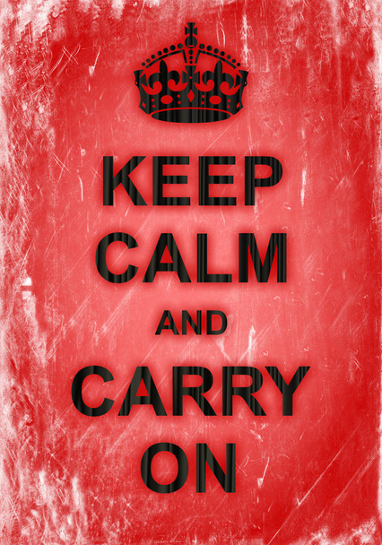 Keep Calm and Carry On - Photo, Image