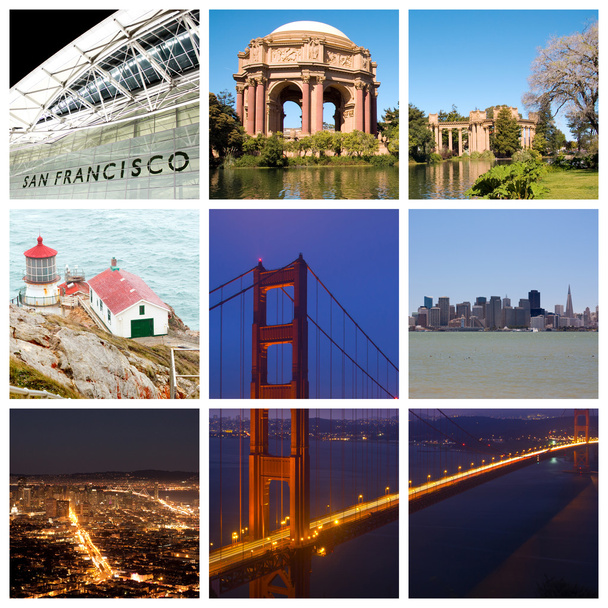 San Francisco city collage - Photo, Image