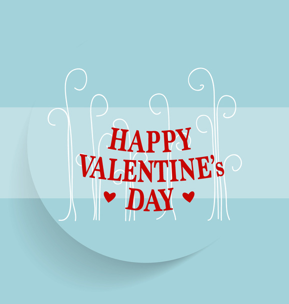 Happy Valentine's day greeting card - Διάνυσμα, εικόνα