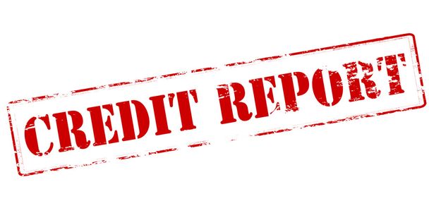 Sello de informe de crédito
 - Vector, imagen