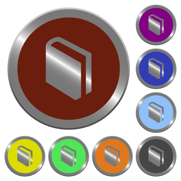 Botões de livro de cores
 - Vetor, Imagem