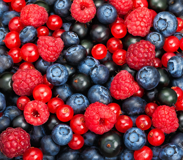 Frutas frescas diferentes como fundo - Foto, Imagem