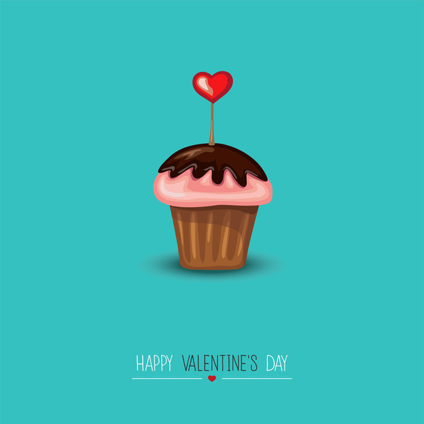 Valentine Design Greeting Card. - Vecteur, image