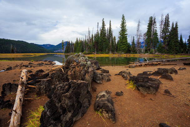 Іскри озеро у пустелі штату Орегон - Фото, зображення