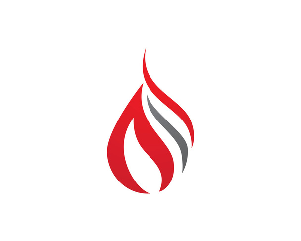 火の炎のロゴ - ベクター画像