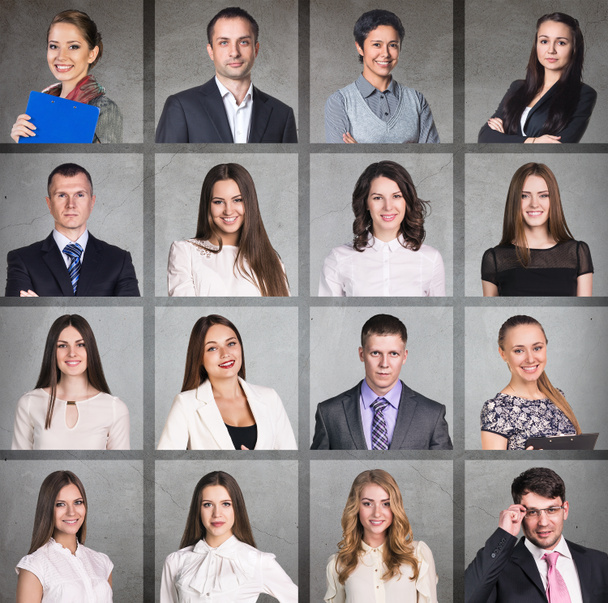 Gente de negocios retrato collage
 - Foto, imagen