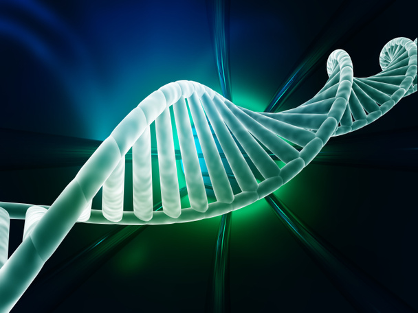 DNA strand modern ontwerp - Foto, afbeelding
