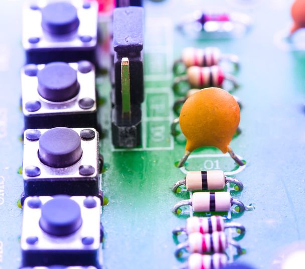 macro foto del circuito electrónico
 - Foto, Imagen