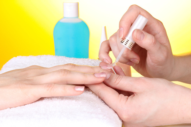 Manicure process in salon - Foto, Imagem