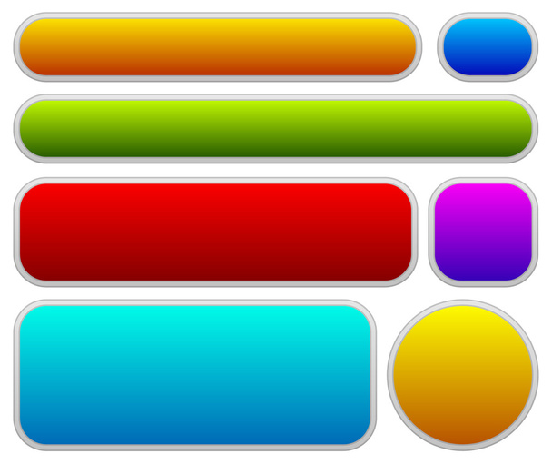 conjunto de banners de botón de fondo
 - Vector, Imagen