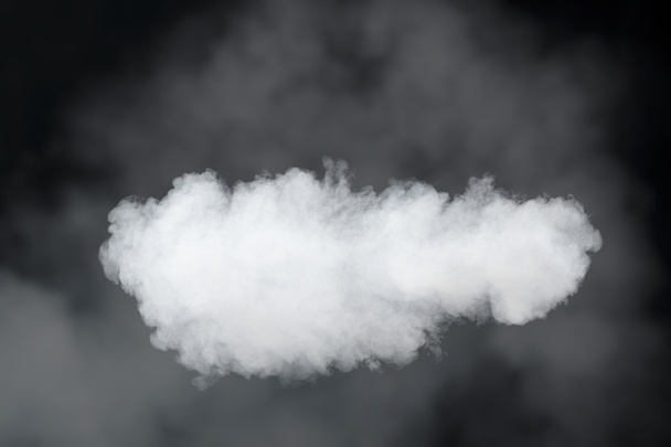 humo nube telón de fondo contra niebla
 - Foto, Imagen
