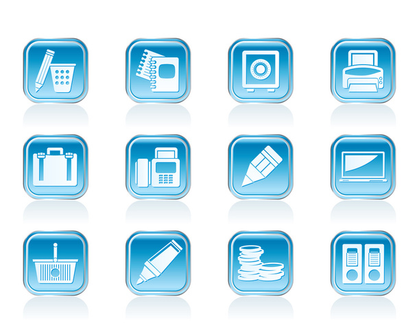 Business, Office and Finance Icons - Vector, afbeelding