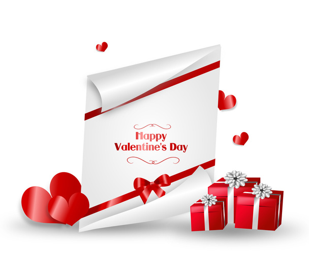 Valentines greeting card - Zdjęcie, obraz