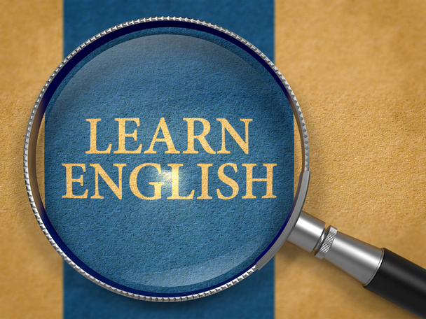 Aprenda inglês através da lupa
. - Foto, Imagem