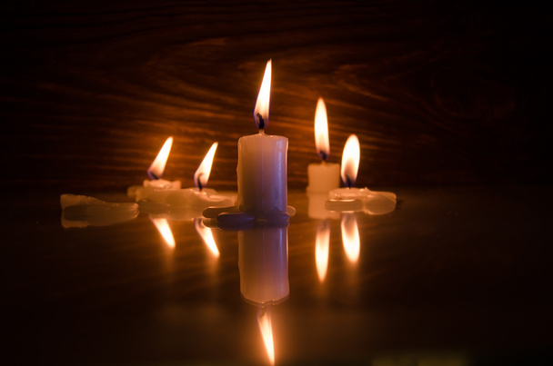 Warm candle light - Fotó, kép