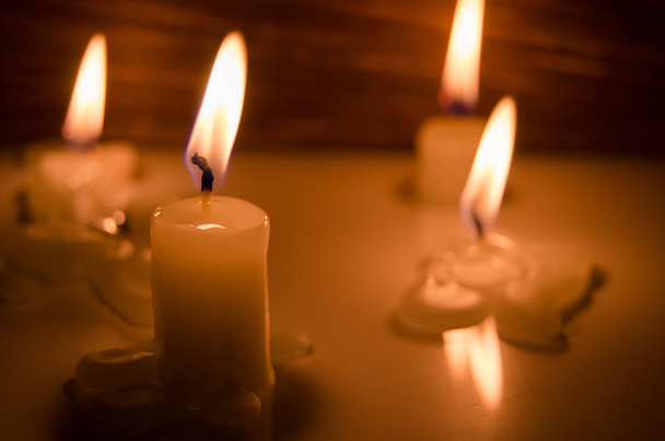 Warm candle light - Fotoğraf, Görsel