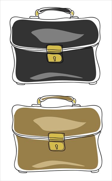 abstract Briefcase set - ベクター画像