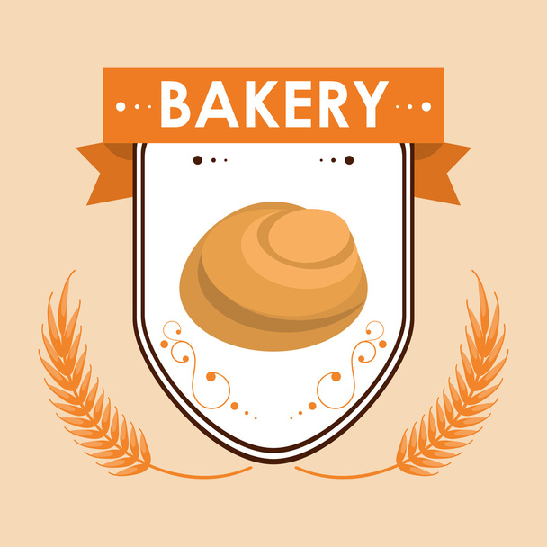 Bakery icon design - Vector, Imagen