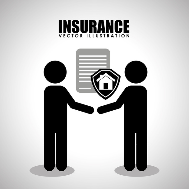 Insurance company design - Vector, Image
