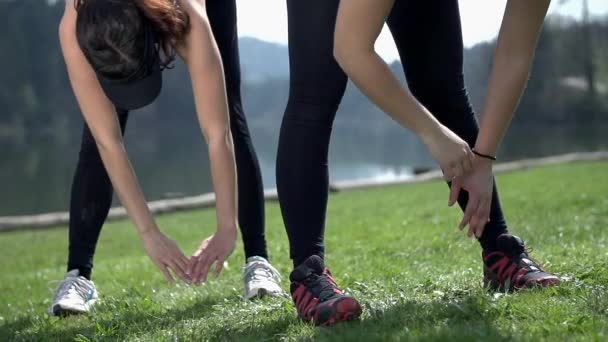 Femmes attrayantes faisant de l'exercice
 - Séquence, vidéo