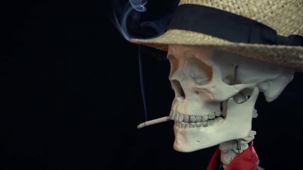 squelette fumer sigarette
 - Séquence, vidéo