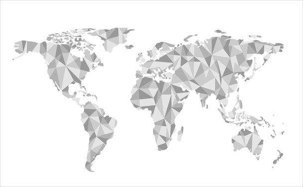 世界地図のテクスチャ - ベクター画像