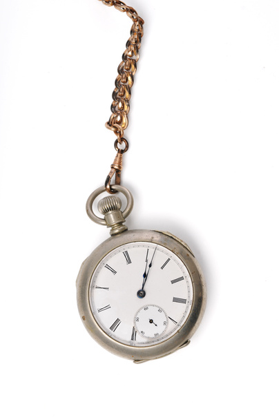 ρολόι vintage τσέπη και την αλυσίδα - Φωτογραφία, εικόνα
