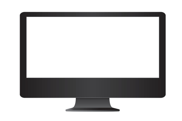Computer monitor isolated on the white background. - Foto, Bild