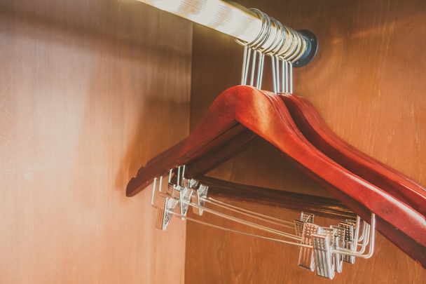 Brown Clothes hangers - Photo, image
