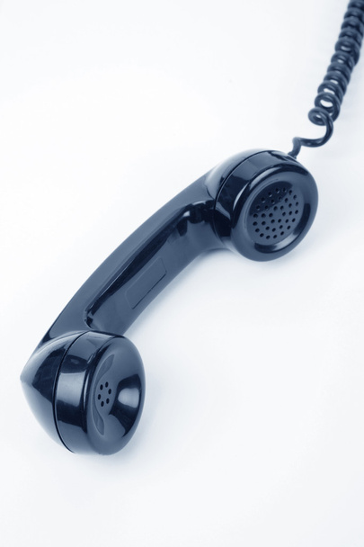 schwarzer Telefonhörer - Foto, Bild