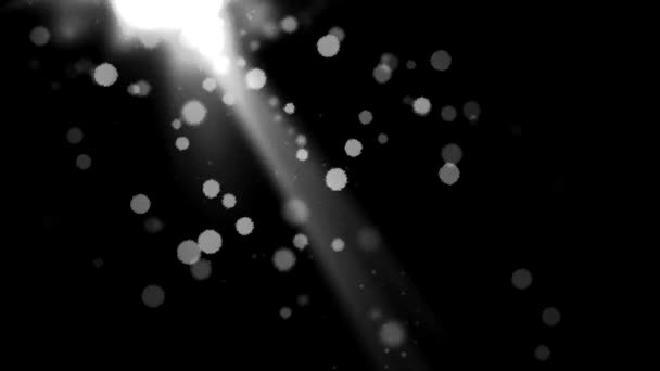 Abstract Particle Background Animation - Loop Black and White - Footage, Video
