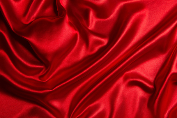 Φόντο ημέρα του Αγίου Βαλεντίνου, ημέρα του Αγίου Βαλεντίνου καρδιά κόκκινο μετάξι - Φωτογραφία, εικόνα
