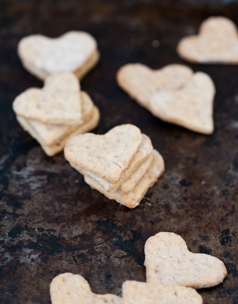 Cookies in the shape of a heart - Photo, Image