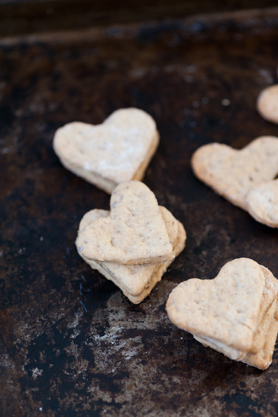 Kekse in Herzform - Foto, Bild