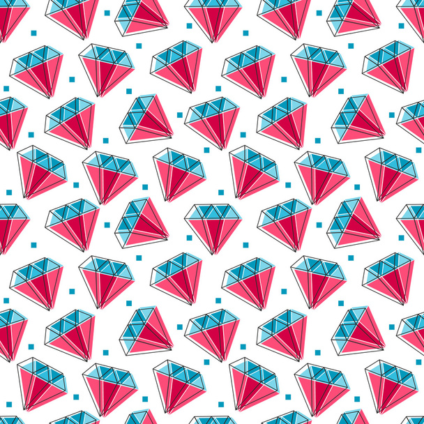 Beautiful diamonds pattern - Vector, afbeelding