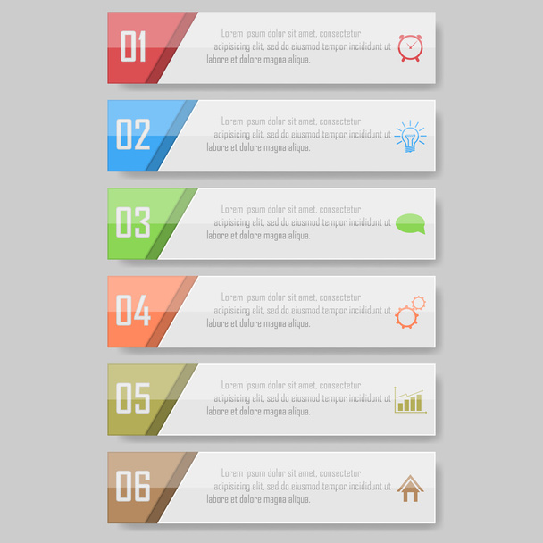 infographic vector illustration. can be used for workflow layout, diagram, number options, web desig - Вектор,изображение