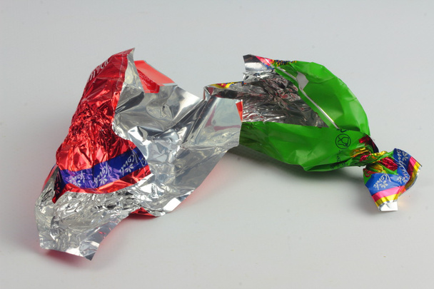 envolturas de dulces vacías de dulces
 - Foto, imagen