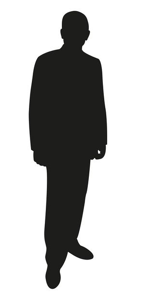 ein Mann Körper Silhouette Vektor - Vektor, Bild