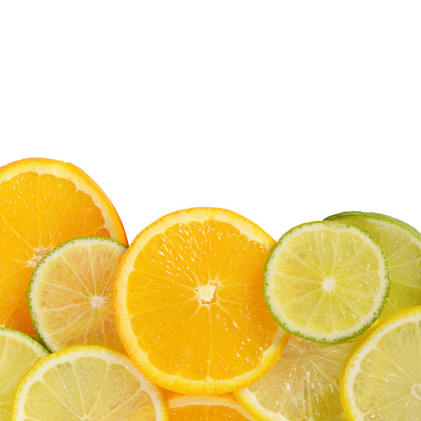 Allsorts from a citrus fruit close-up - Foto, Imagen