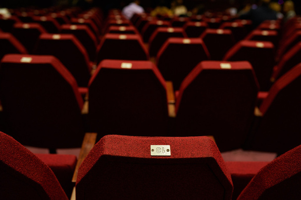 Empty Red Theater Seating - Photo, Image