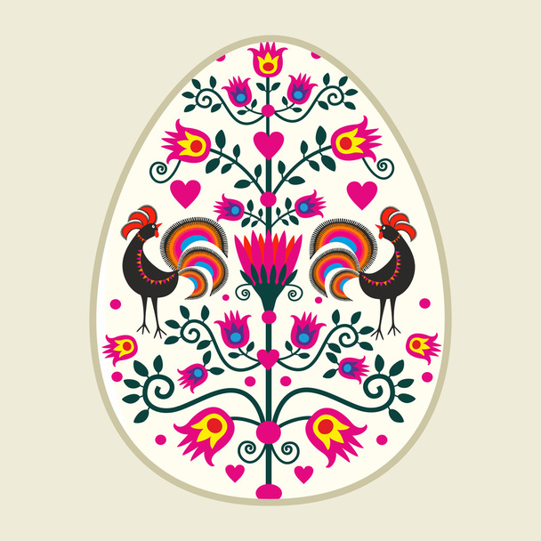 Huevos populares de Pascua
 - Vector, imagen
