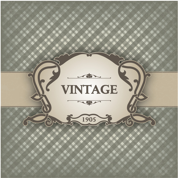 Quadro vintage
 - Vetor, Imagem