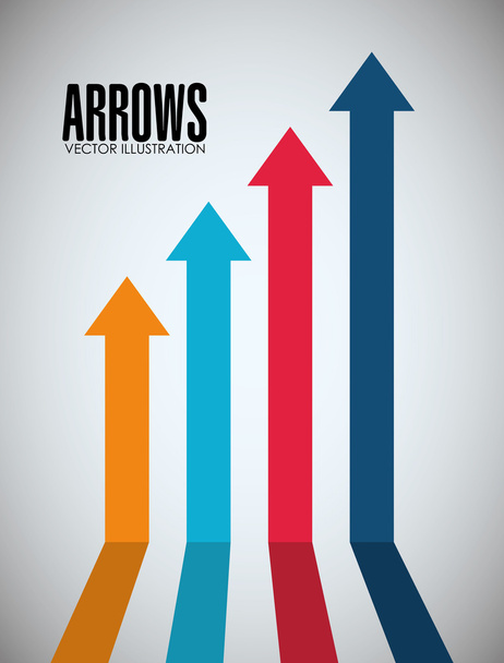 Arrows icons design - Vector, Image